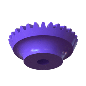 Metric Bevel Gear (Diameter 150mm) - Print Friendly