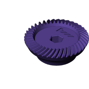 Metric High Power Bevel Gear (Diameter 40mm) - Print Friendly