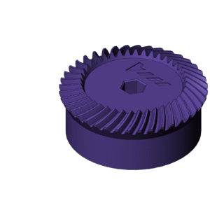 Metric High Power Bevel Gear (Diameter 60mm) - Print Friendly 2