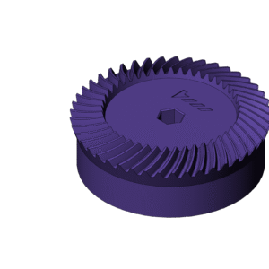 Metric High Power Bevel Gear (Diameter 90mm) - Print Friendly 2