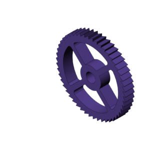 Metric Ratcheting Gear with Cut Out (Diameter 150mm)