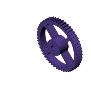Metric Ratcheting Gear with Cut Out (Diameter 200mm)