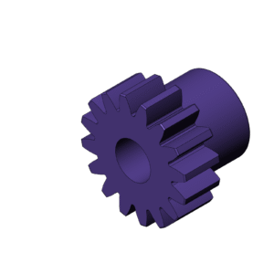 Metric Round Gear (Diameter 8mm)