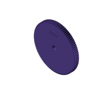 Metric Round Gear (Diameter 100mm)