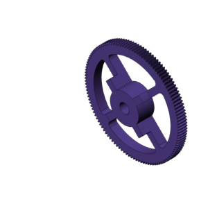 Metric Round Gear with Cut Out (Diameter 120mm)