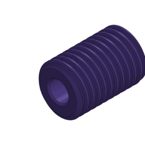 Metric Round Worm Gear (Diameter 11mm)