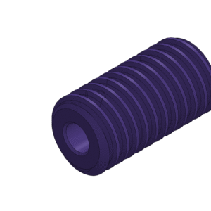 Metric Round Worm Gear (Diameter 14mm)