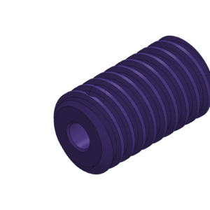 Metric Round Worm Gear (Diameter 16mm)