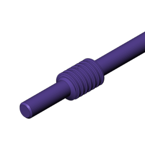 Metric Shaft Mounted Worm Gear (Diameter 12mm)