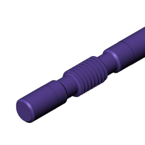 Metric Shaft Mounted Worm Gear (Diameter 25mm)
