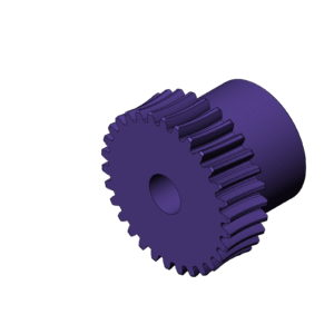Metric Worm Gear (Diameter 15mm)