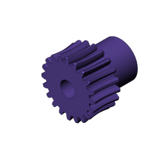 Metric Worm Gear (Diameter 16mm)