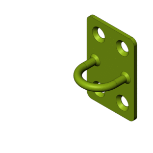 Hasp Strike Plate V2